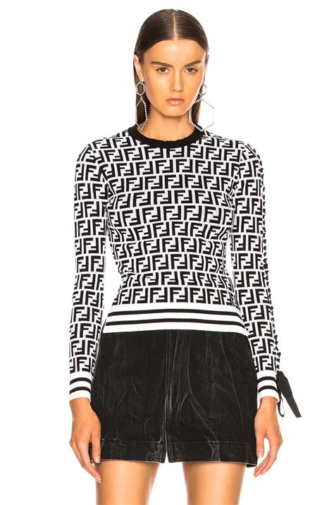 fendi pullover women's|Fendi viscose sweater.